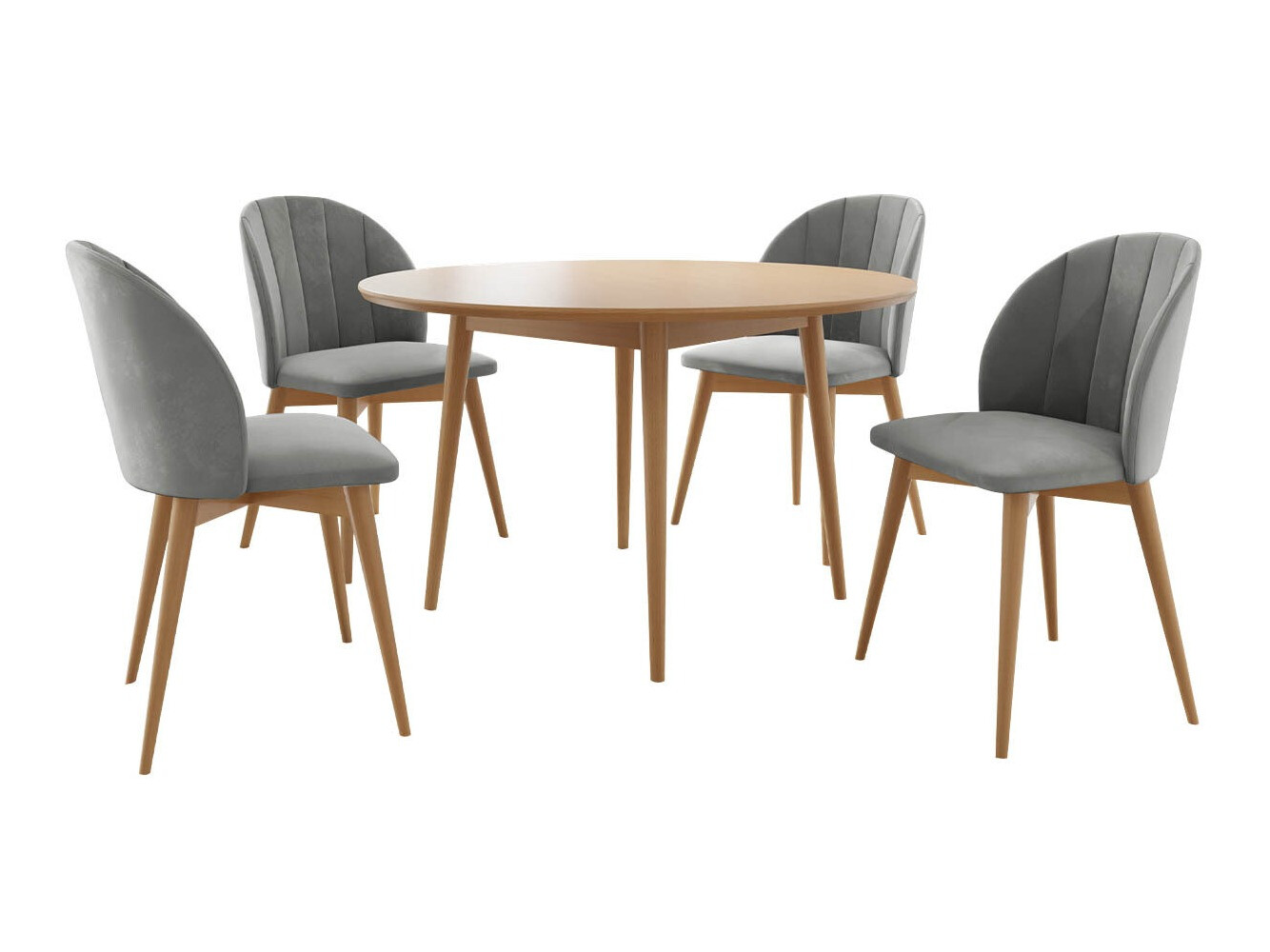 Set de dining Racine 127 (Maro + Magic Velvet 2217)