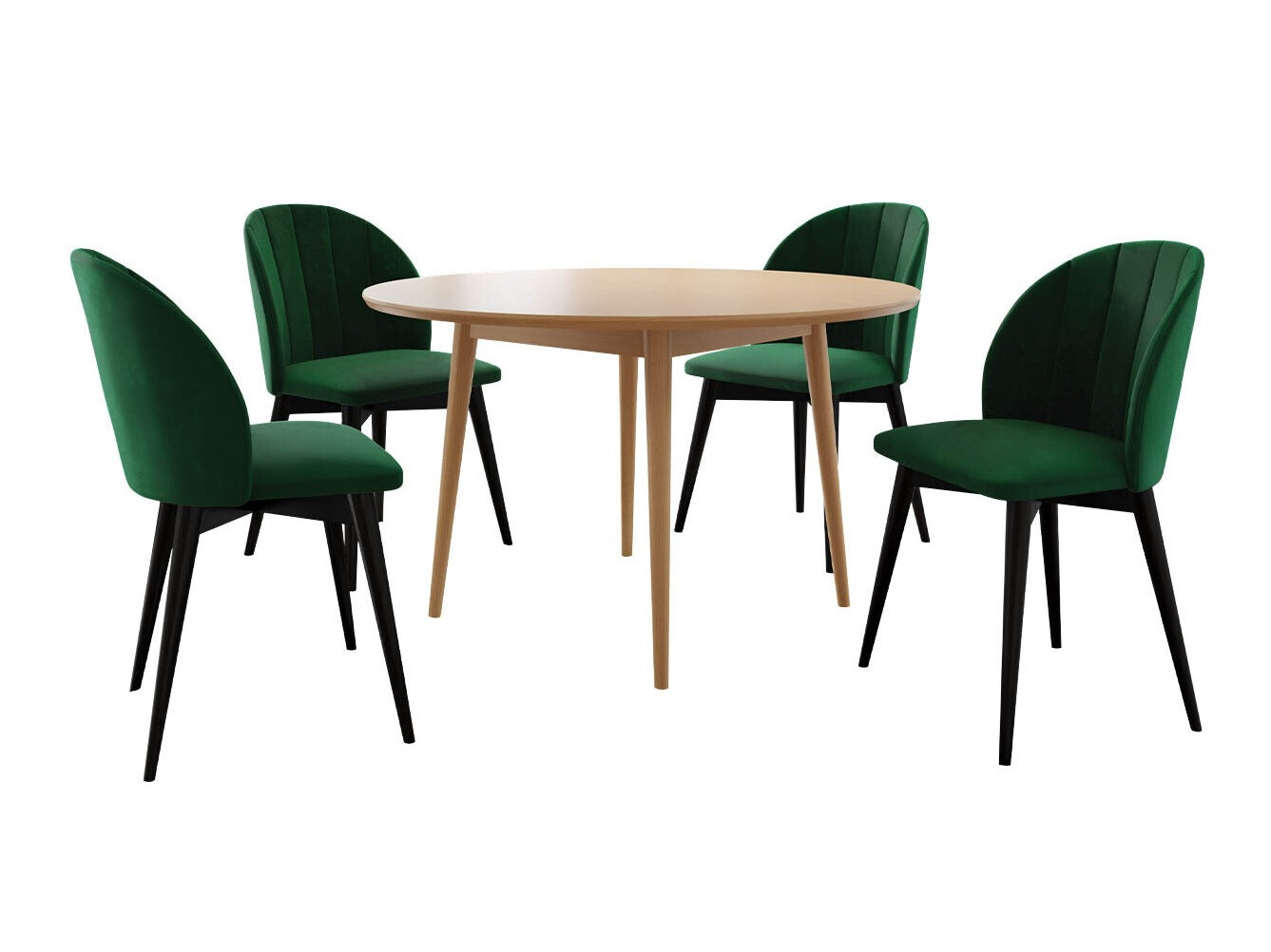 Set de dining Racine 127 (Maro + Magic Velvet 2225)