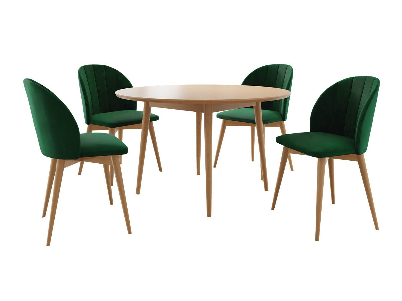 Set de dining Racine 127 (Maro + Magic Velvet 2225)