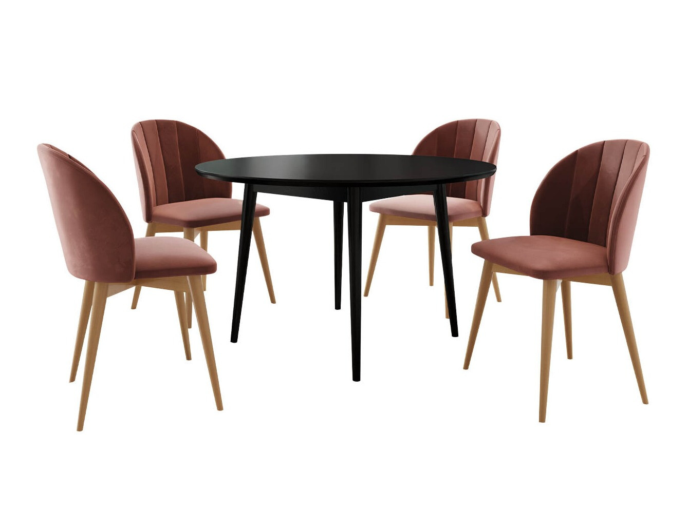 Set de dining Racine 127 (Maro + Magic Velvet 2258)