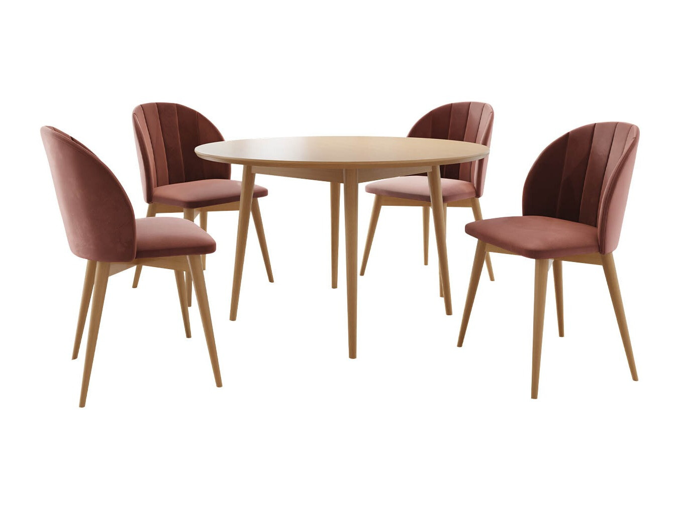 Set de dining Racine 127 (Maro + Magic Velvet 2258)