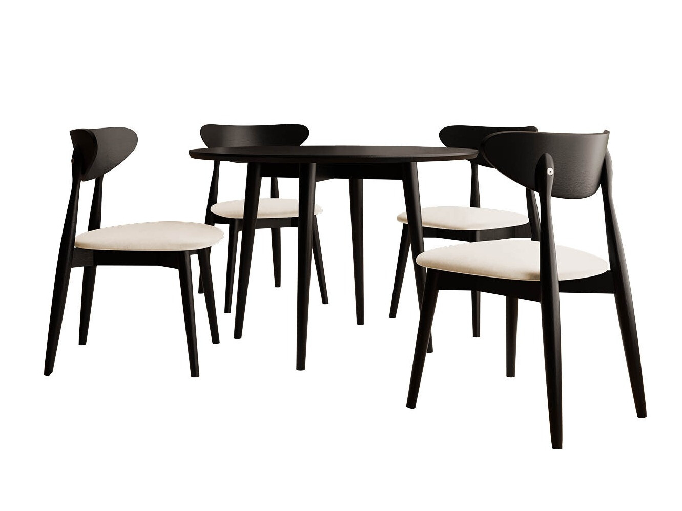 Set de mese Racine 124 (Negru)