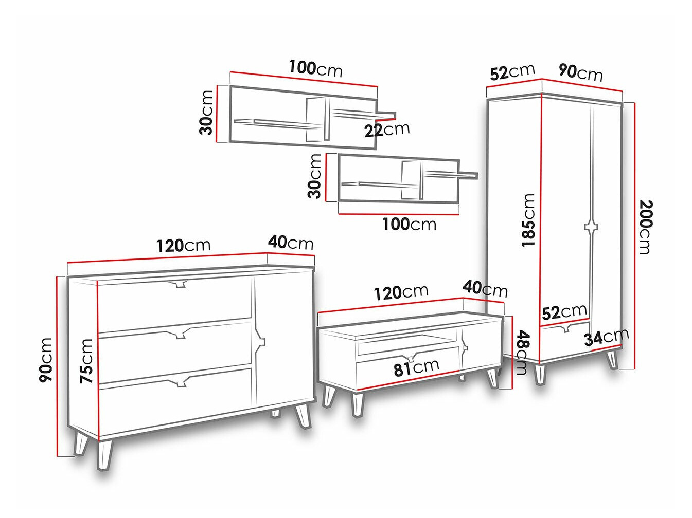 Set de living Etrmoru 145