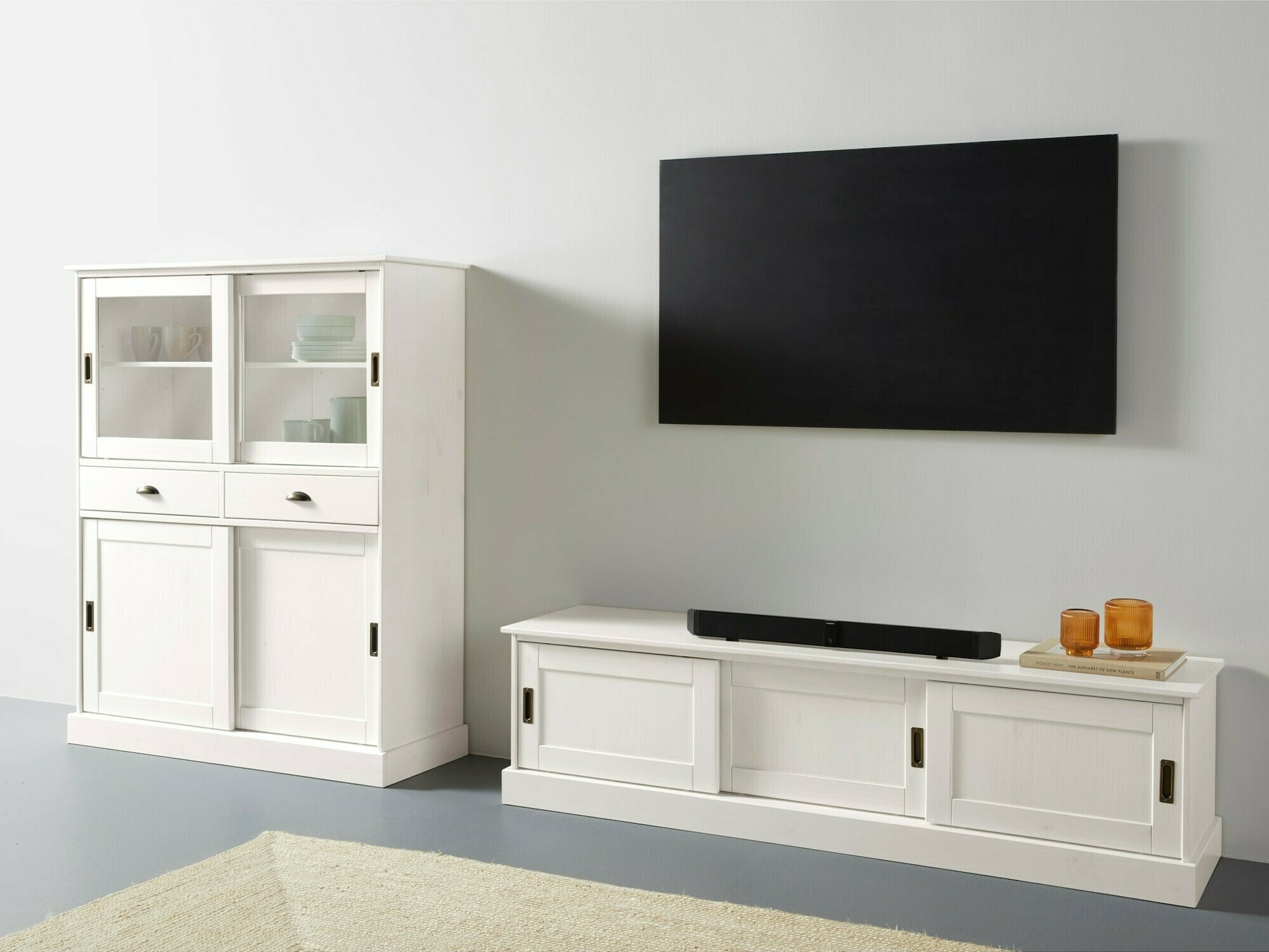 Set de living Felelma 105 (Alb)