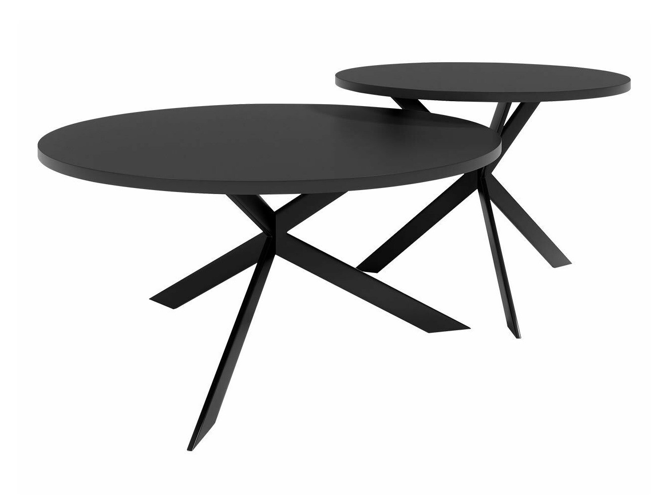 Set de măsuțe de cafea Oswego 108 (Negru)