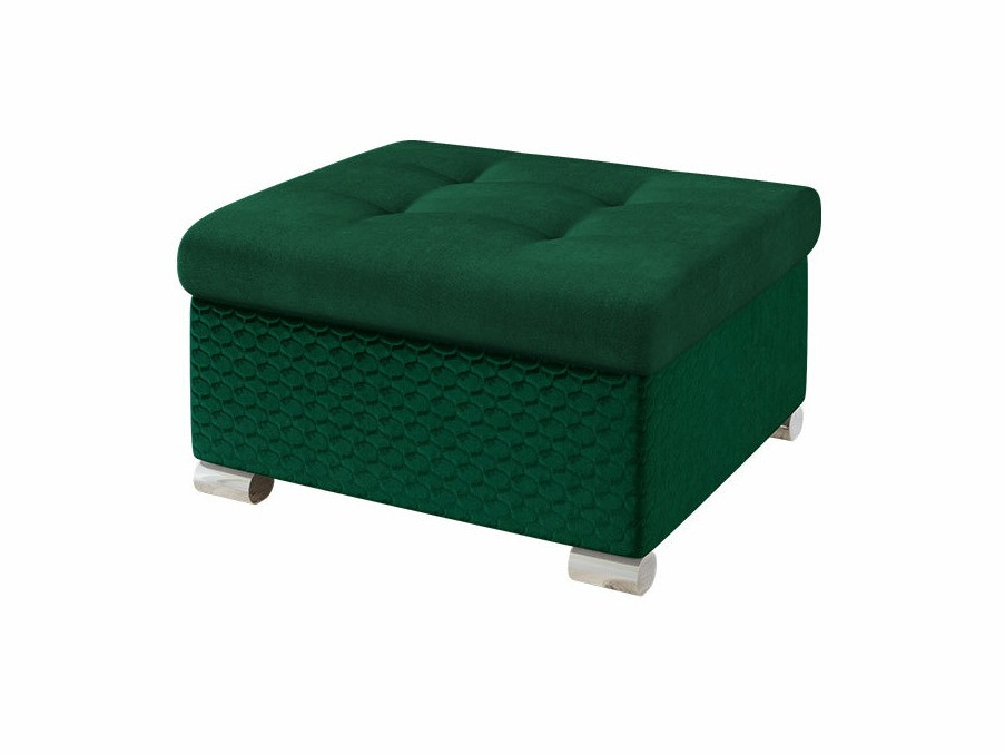 Taburet tapițat Comfivo Gemma (Magic Velvet 2225-151 + Venus Velvet 2941)