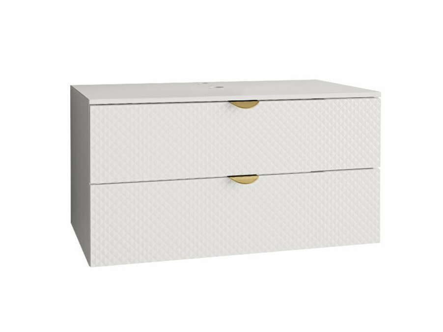 Cabinet atârnat pentru baie Matrix (Alb)