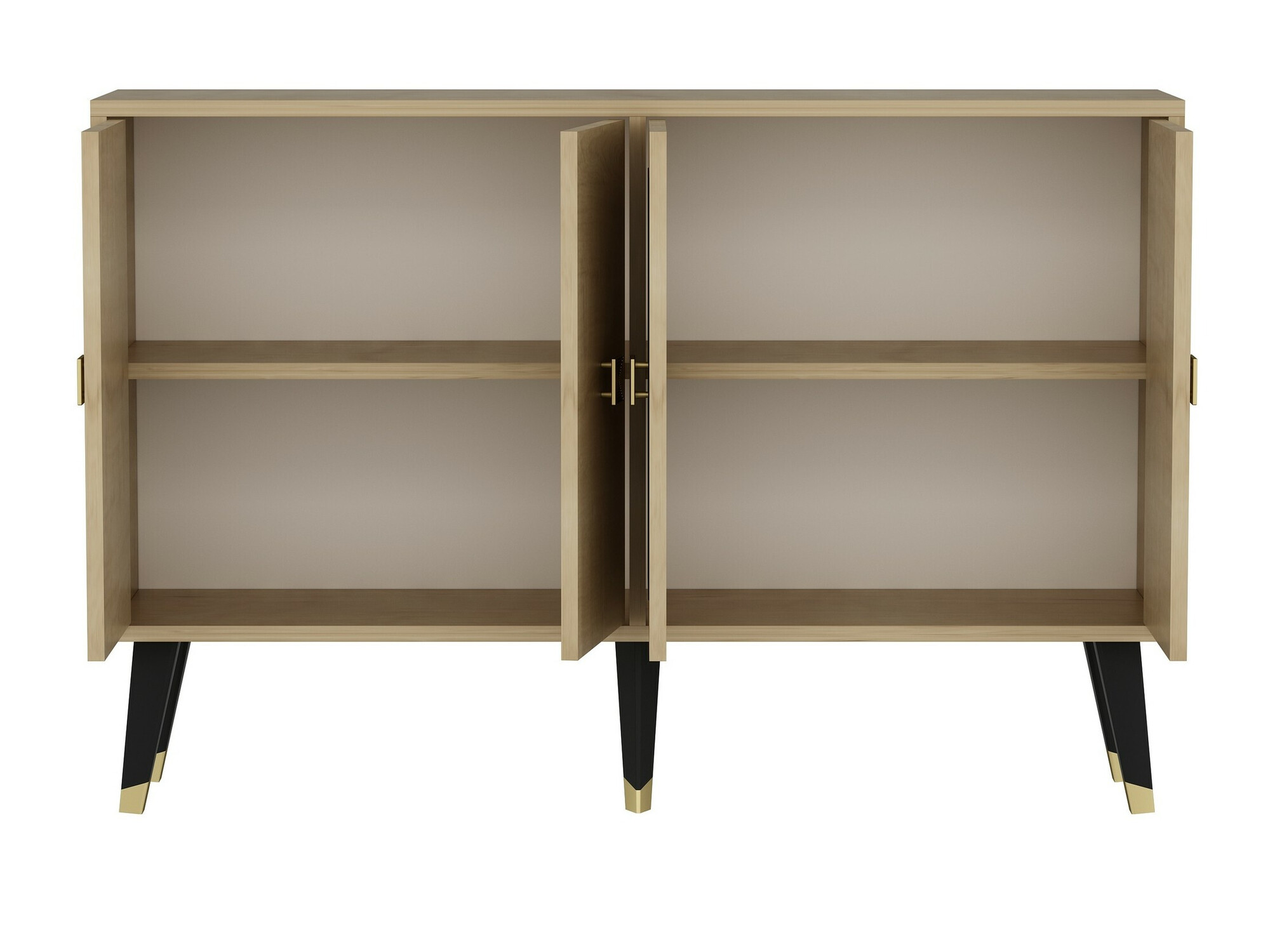 Bufet Dunliru 100 (Stejar + Auriu)