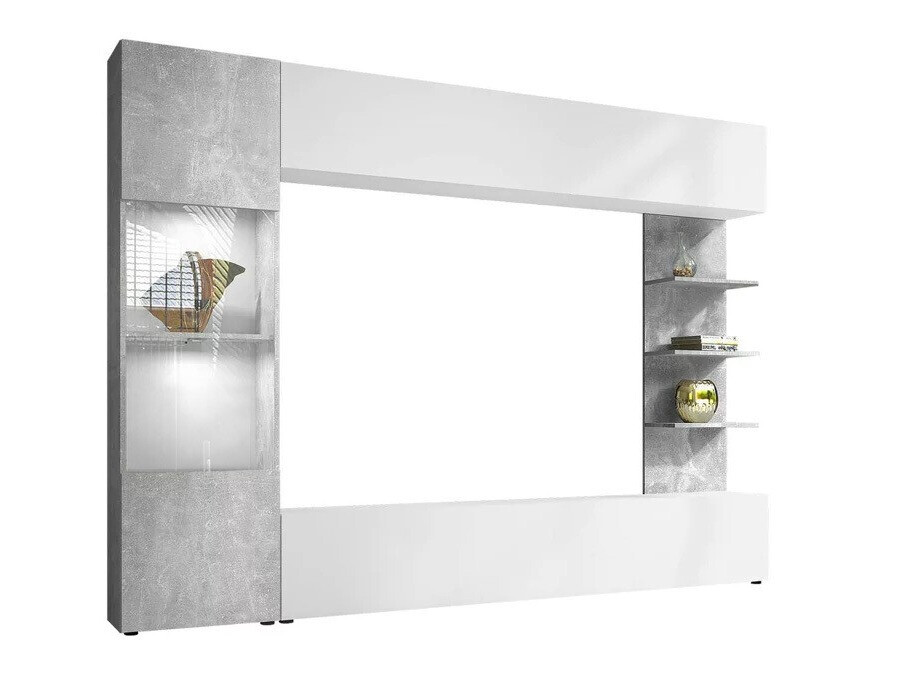 Set camera de zi Comfivo 210 (Alb + Beton)