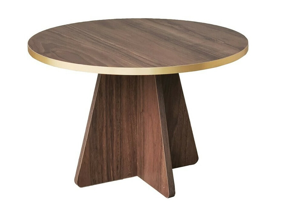 Măsuță de cafea Kailua 1818 (Nuc + Auriu)