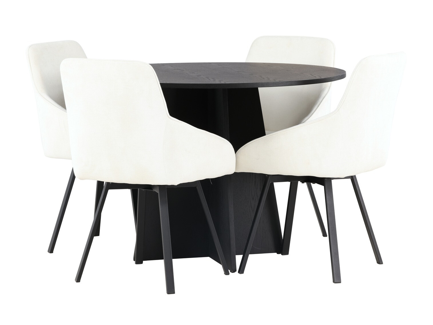 Set de dining Dallas 4325 (Bej + Negru)