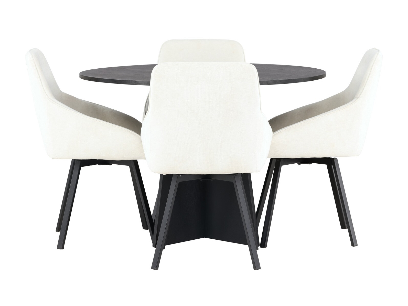 Set de dining Dallas 4325 (Bej + Negru)