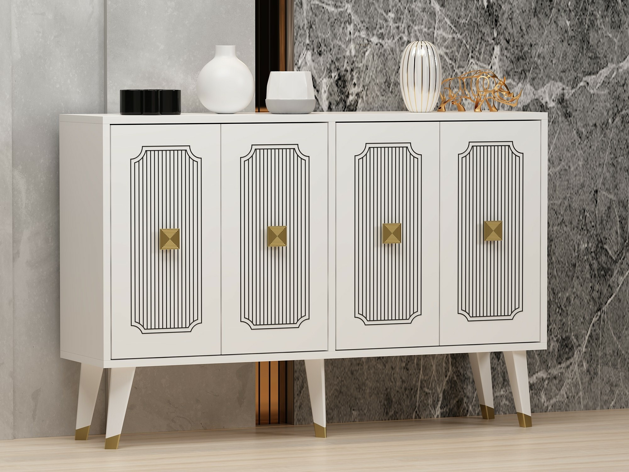 Bufet Dunliru 112 (Alb)