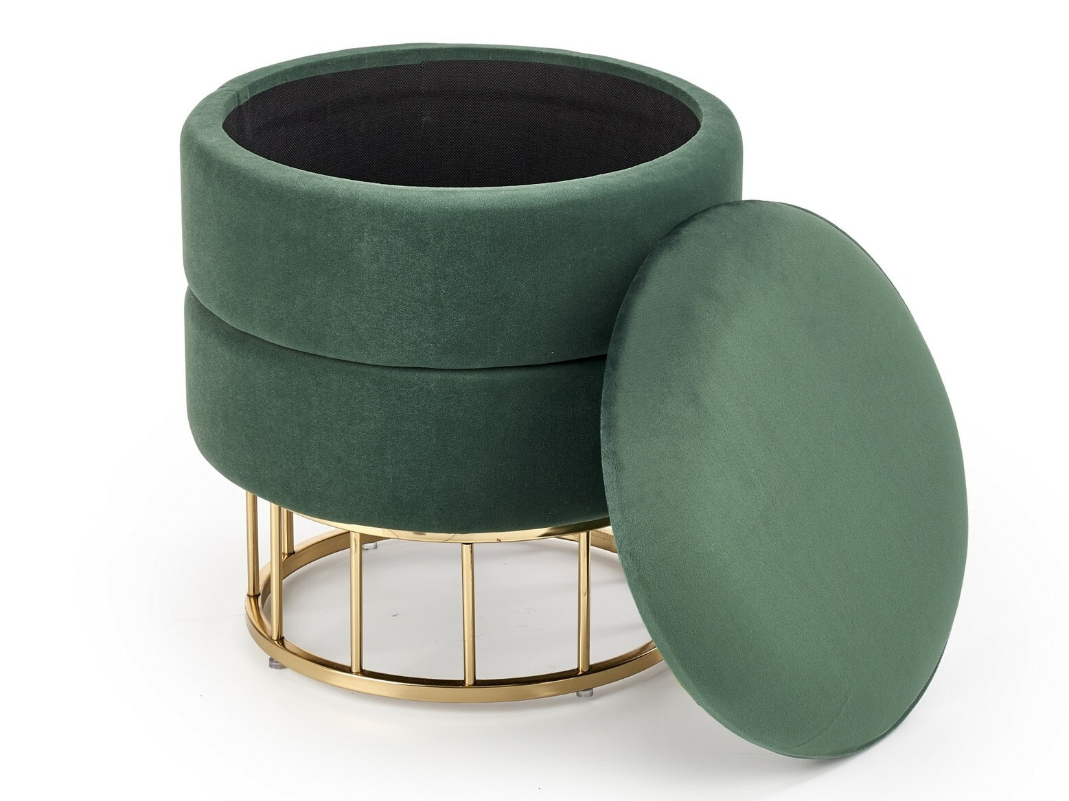 Taburet Houston 819 (Verde închis + Auriu)