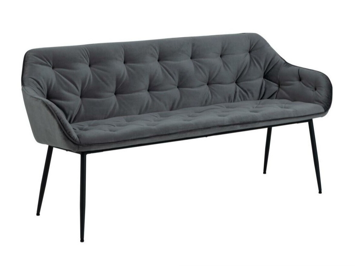 Bancă tapițată Norsica 589 (Gri inchis)