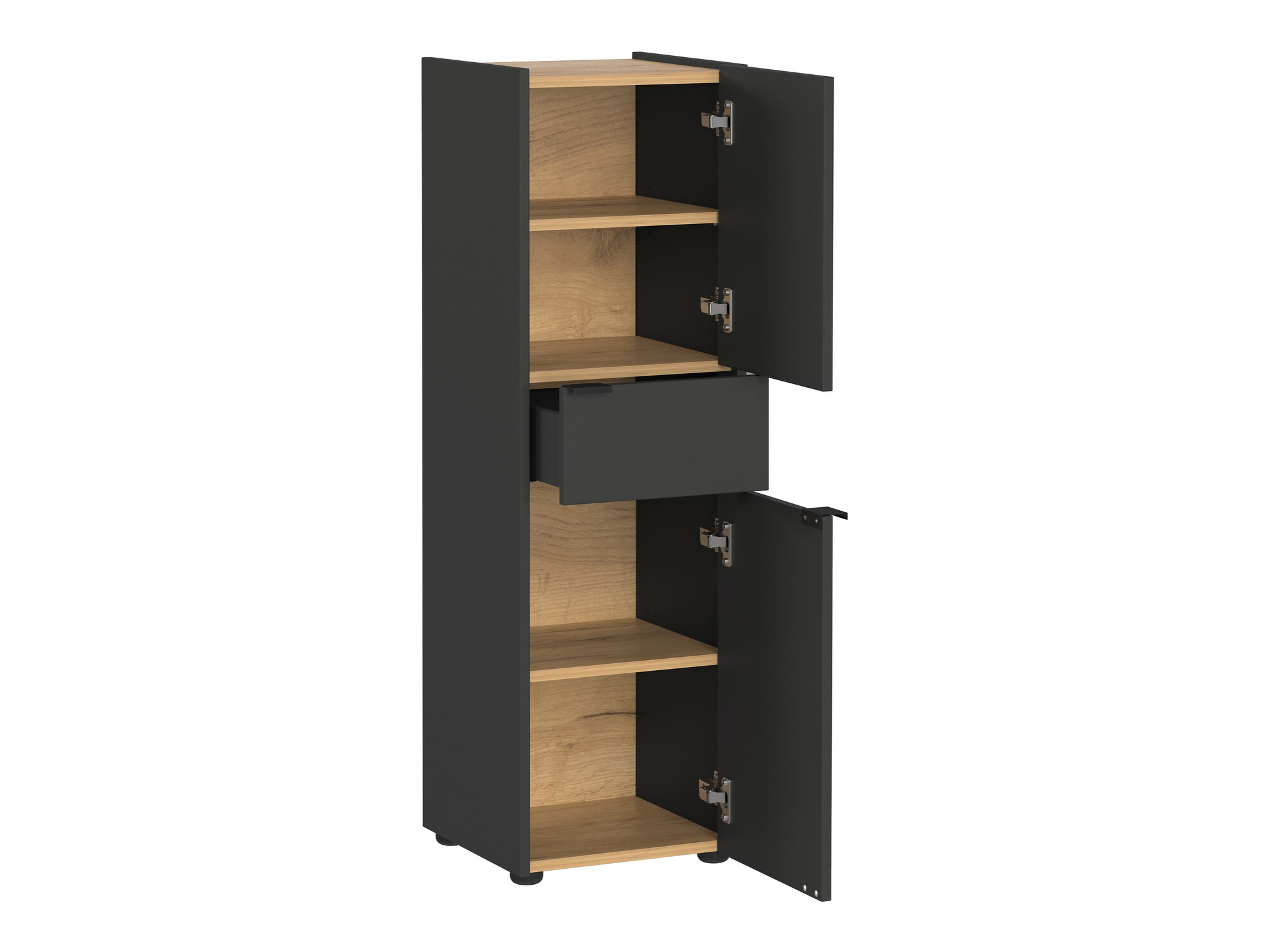 Set baie Ventei 106 (Grafit + Navarra stejar)