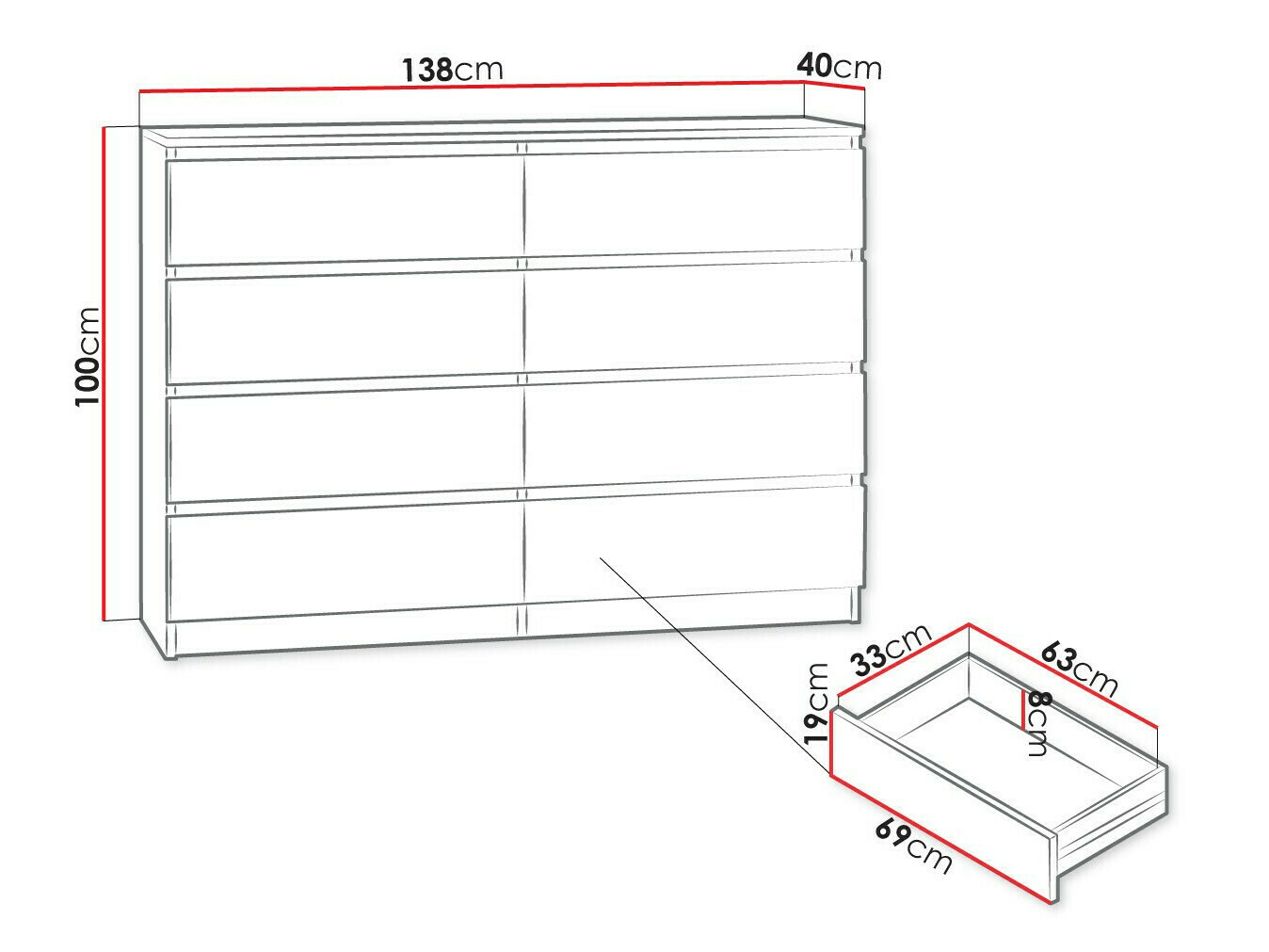 Comodă Comfivo Structor III (Stejar Sonoma)