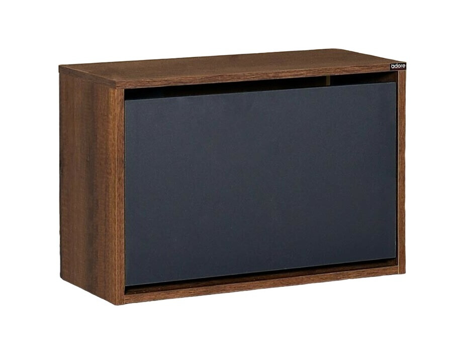 Dulap pentru pantofi Kailua 1043 (Nuc + Antracit)