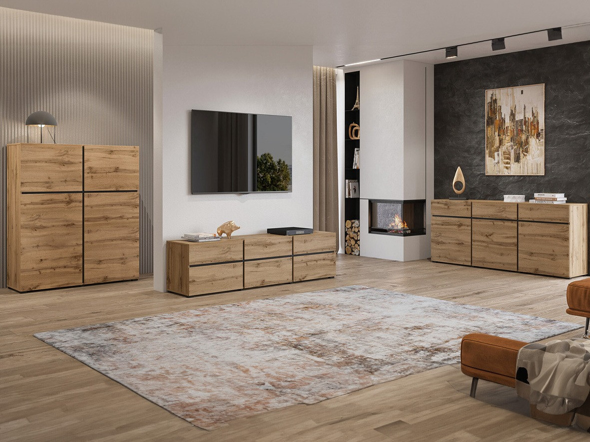 Set de living Alfere 106 (Stejar Wotan)