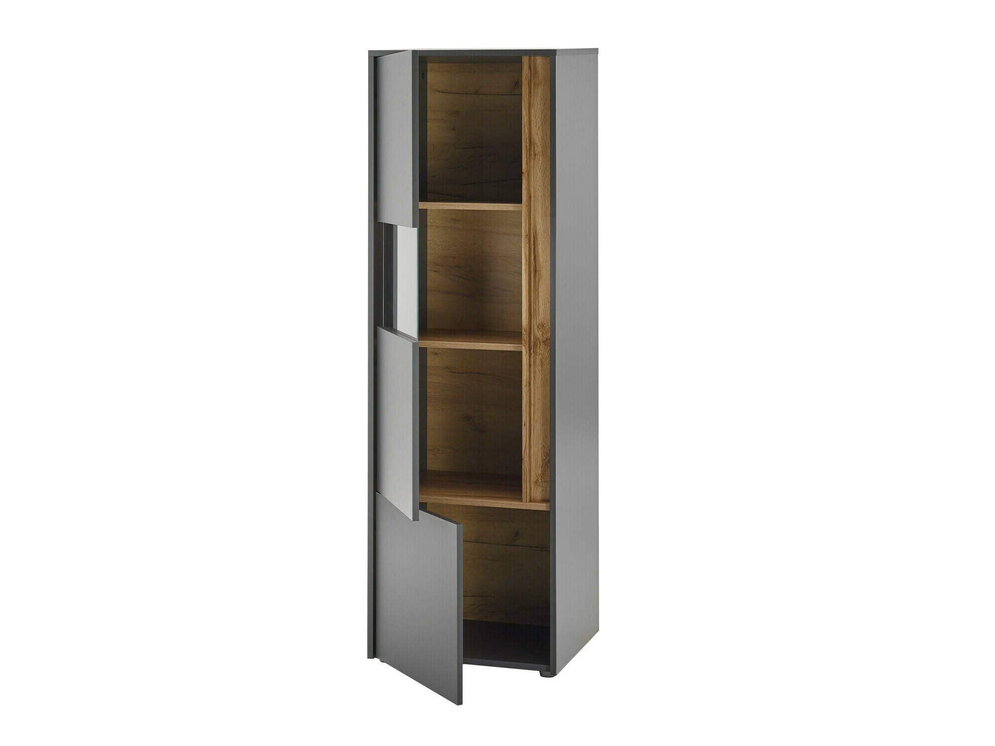 Set de living Elbsori 122 (Antracit + Stejar Wotan)