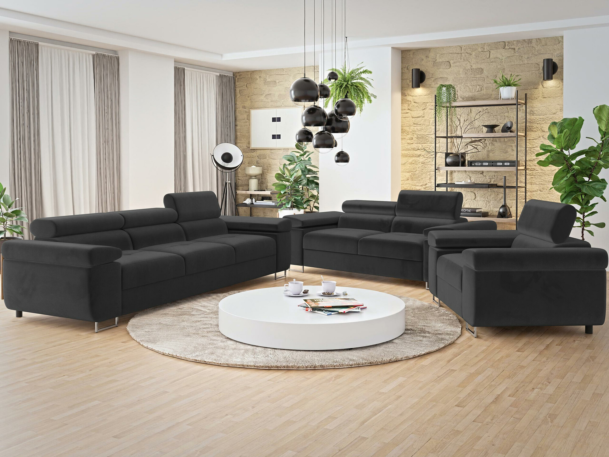 Set mobilier tapițat Comfivo Vinetum (Manila 18)