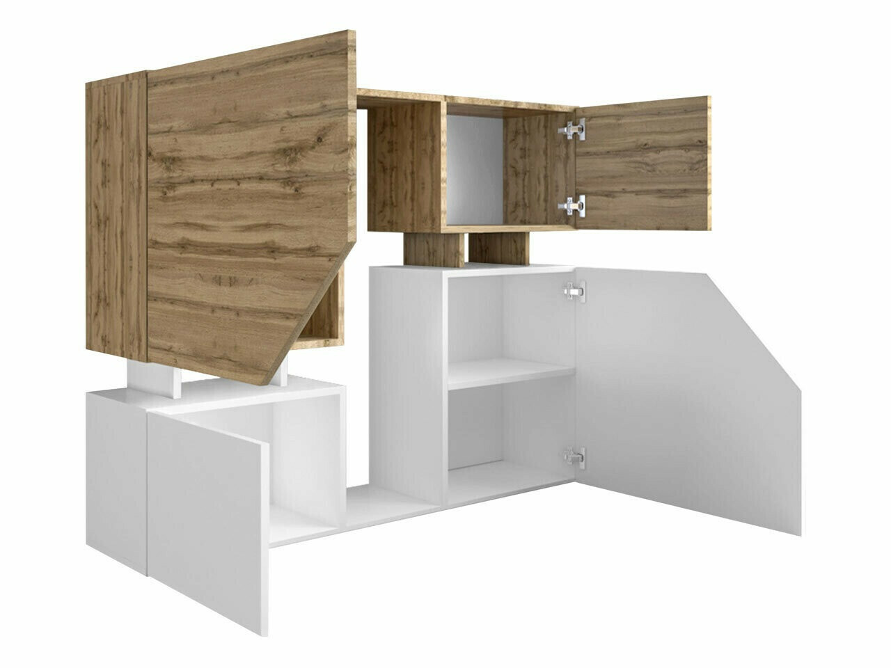 Bufet Comfivo Daldune (Stejar Wotan + Antracit)