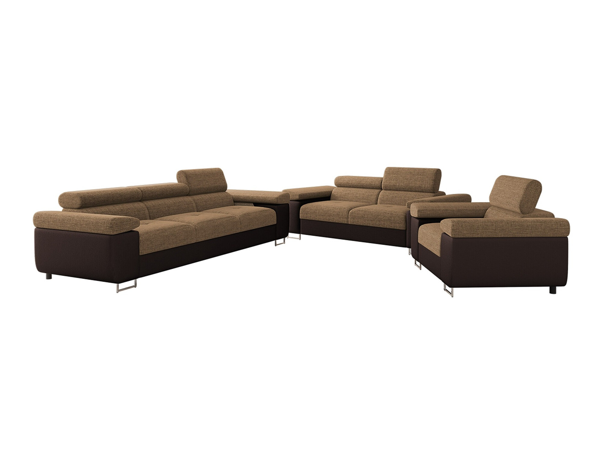 Set mobilier tapițat Comfivo Vinetum (Soft 066 + Lux 03)