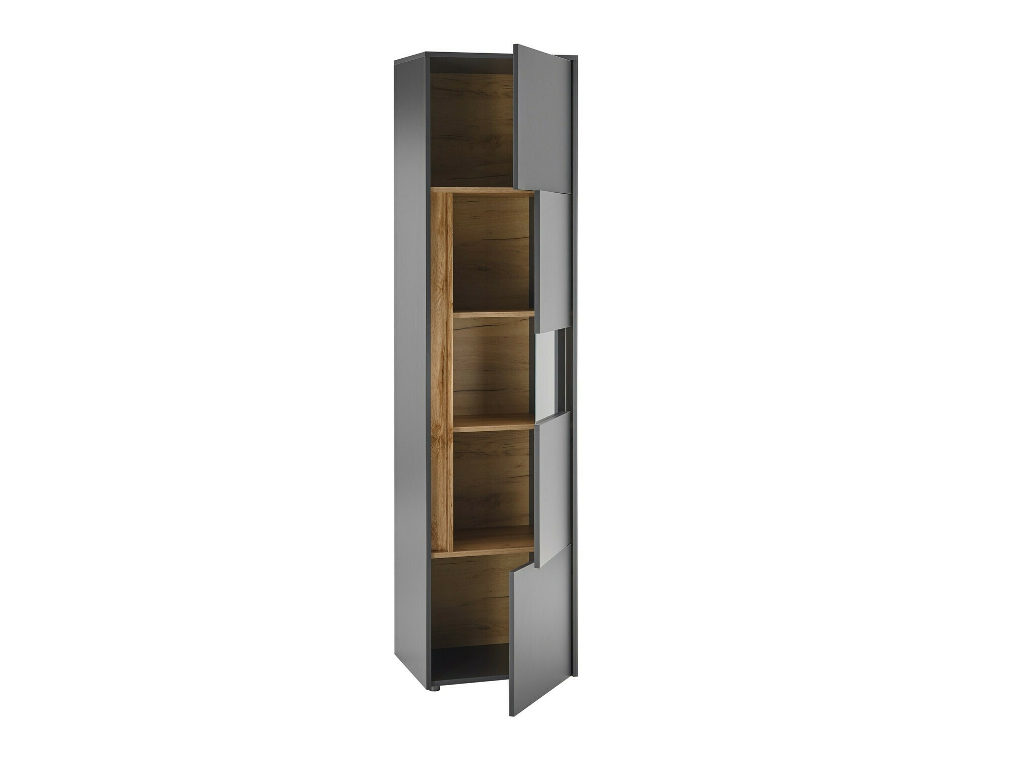Set de living Elbsori 131 (Antracit + Stejar Wotan)