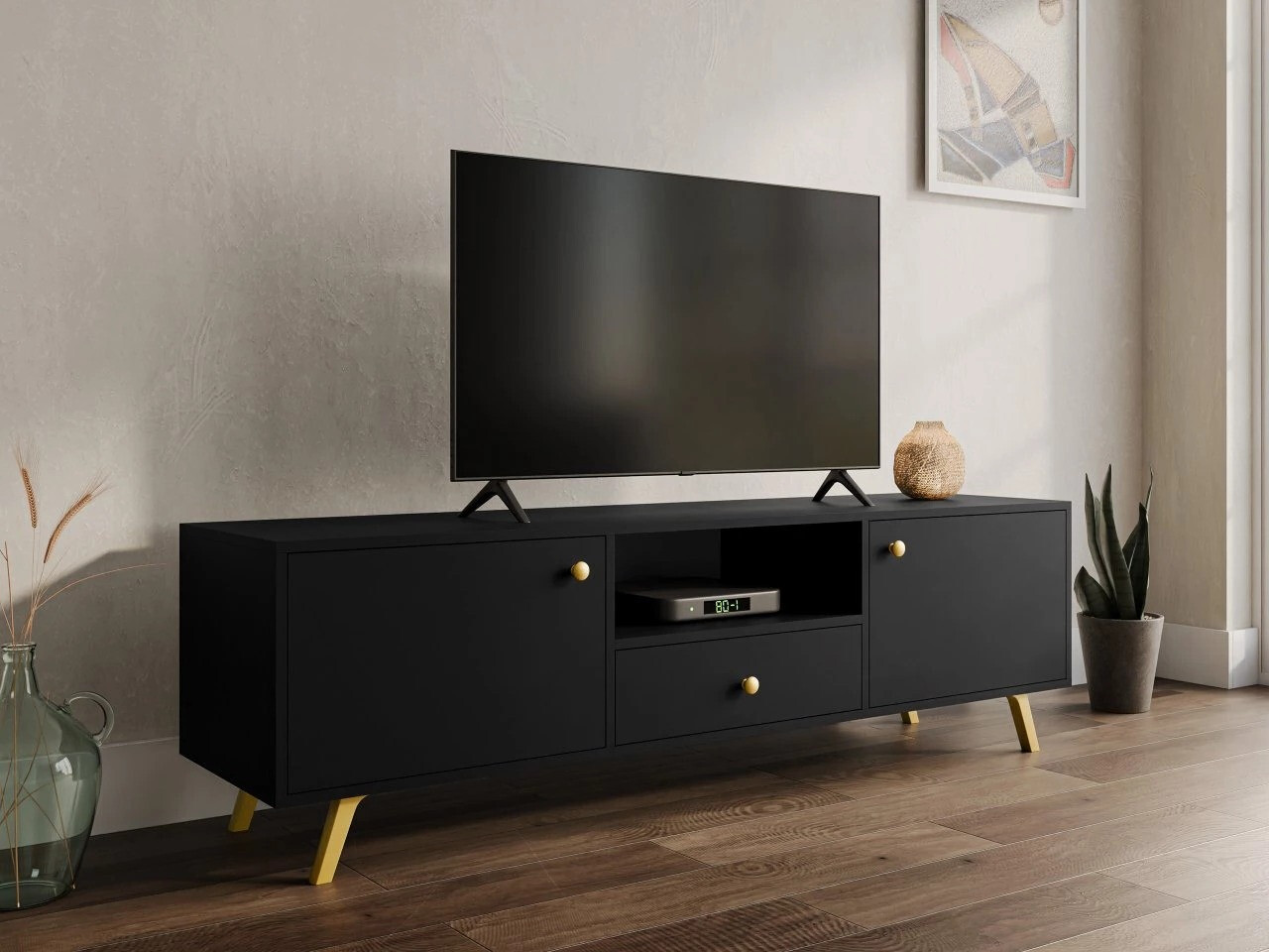 Comodă TV Monfera 104 (Negru)