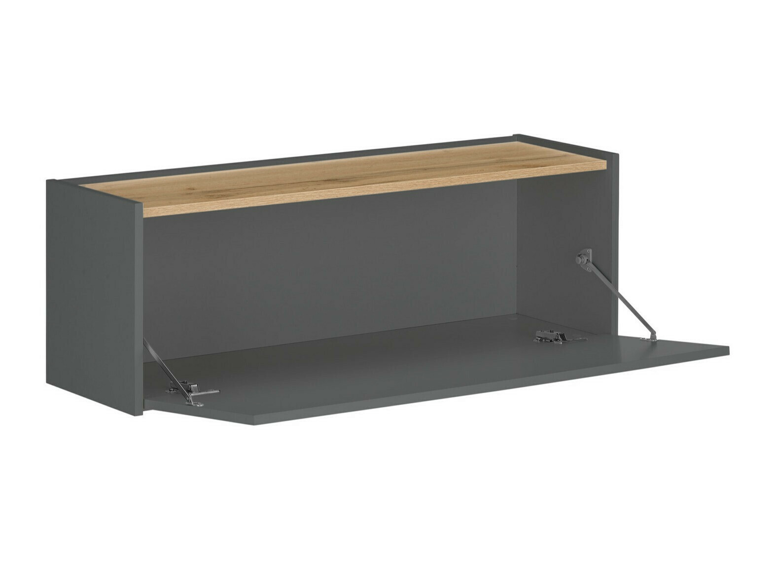 Set de living Elbsori 138 (Antracit + Stejar Wotan)