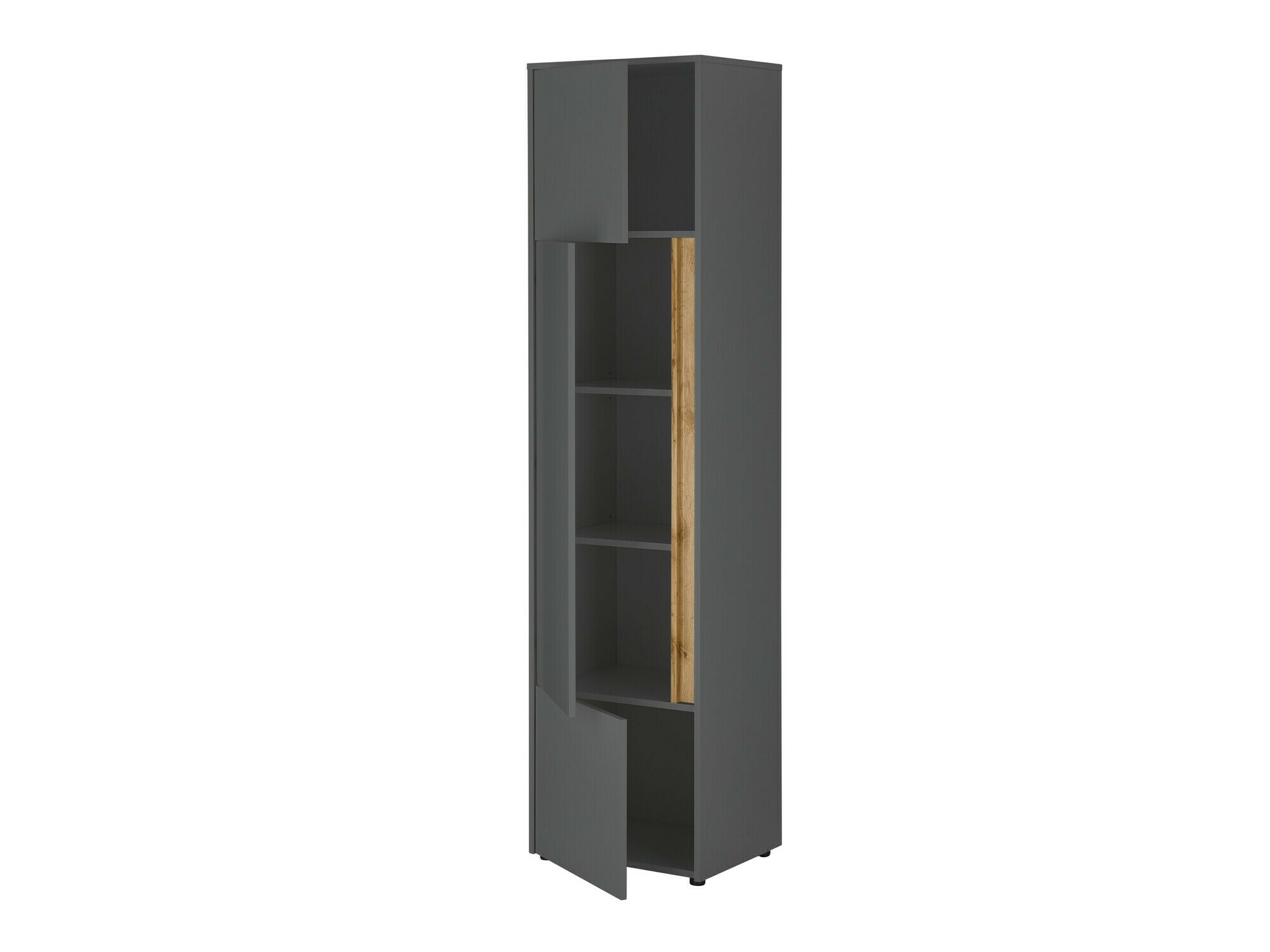 Set de living Elbsori 145 (Antracit + Stejar Wotan)