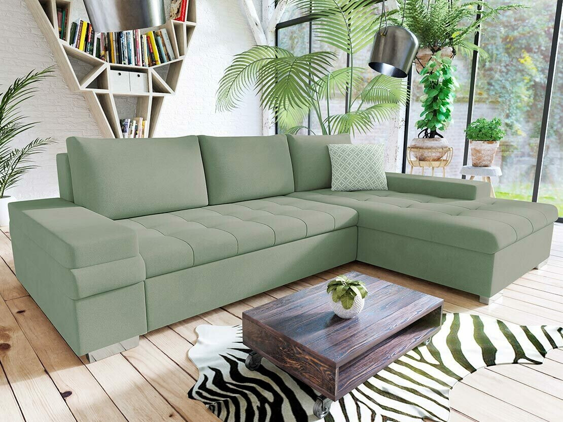 Colțar Comfivo Olivetum I (Uttario Velvet 2954 + Evo 29)
