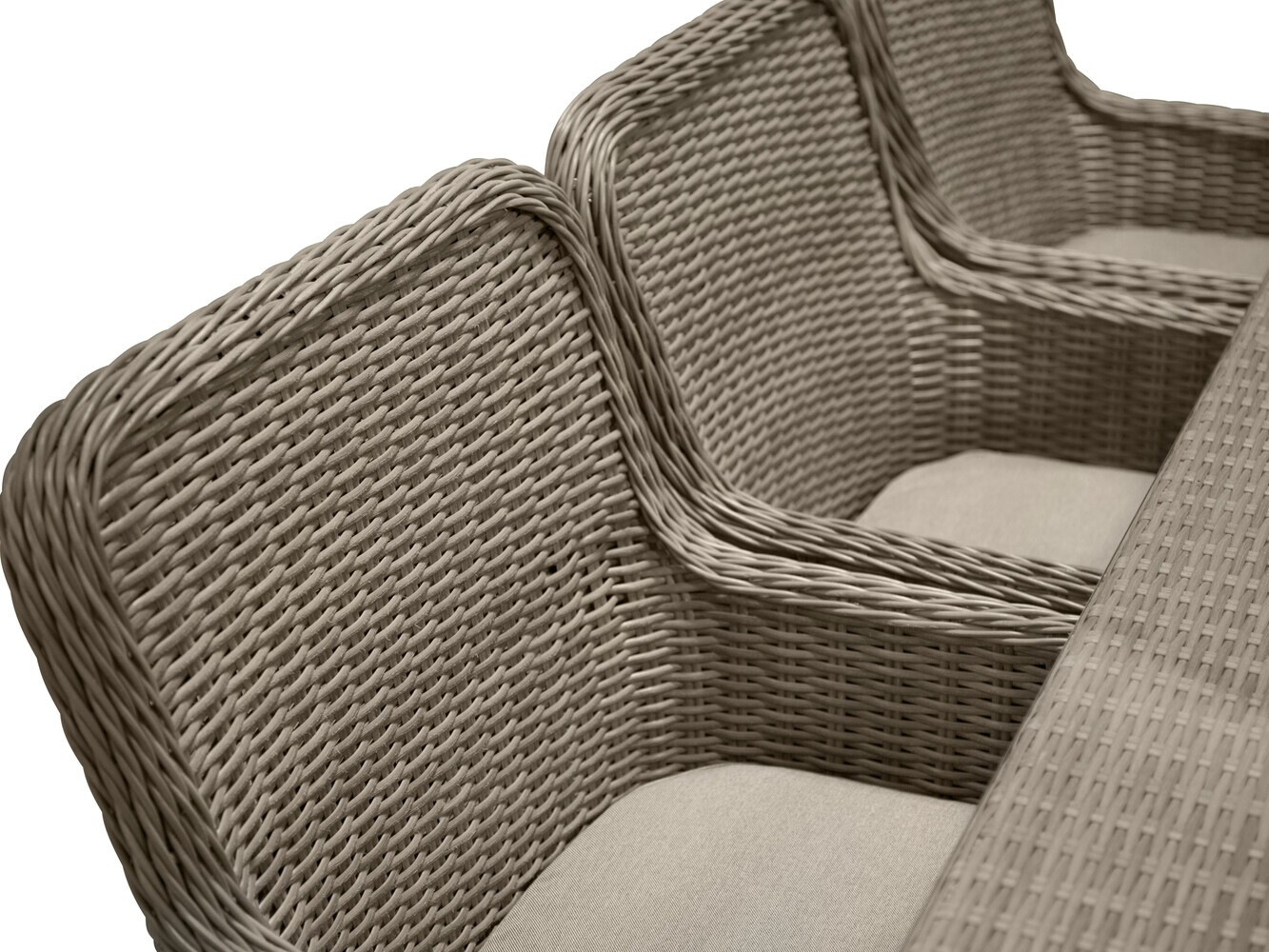 Mese și scaune Dallas 2201 (Maro deschis + Beige)