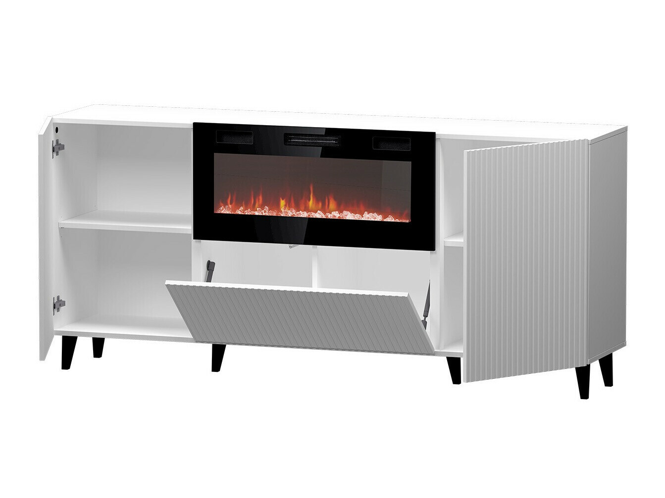 Bufet Dicto I (Alb + Negru)