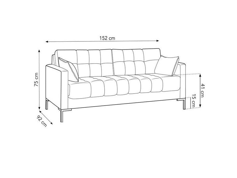 Canapea Lormelo 100 (Bluvel 22)