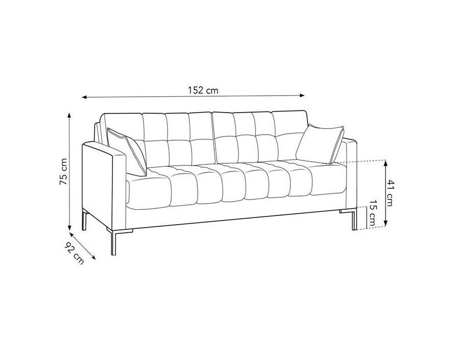 Canapea Lormelo 100 (Bluvel 68)