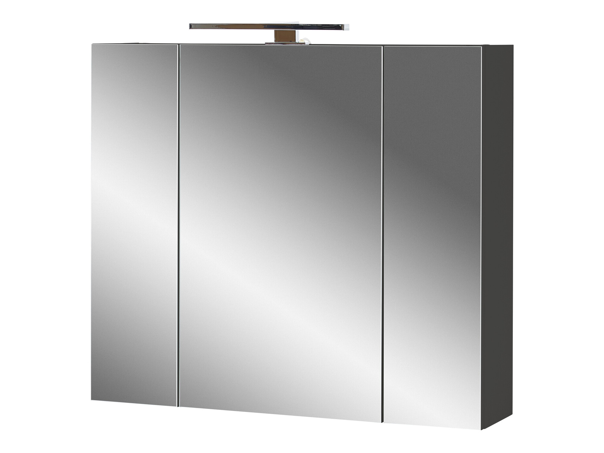 Dulap de baie cu oglindă Temeli 101 (Grafit)