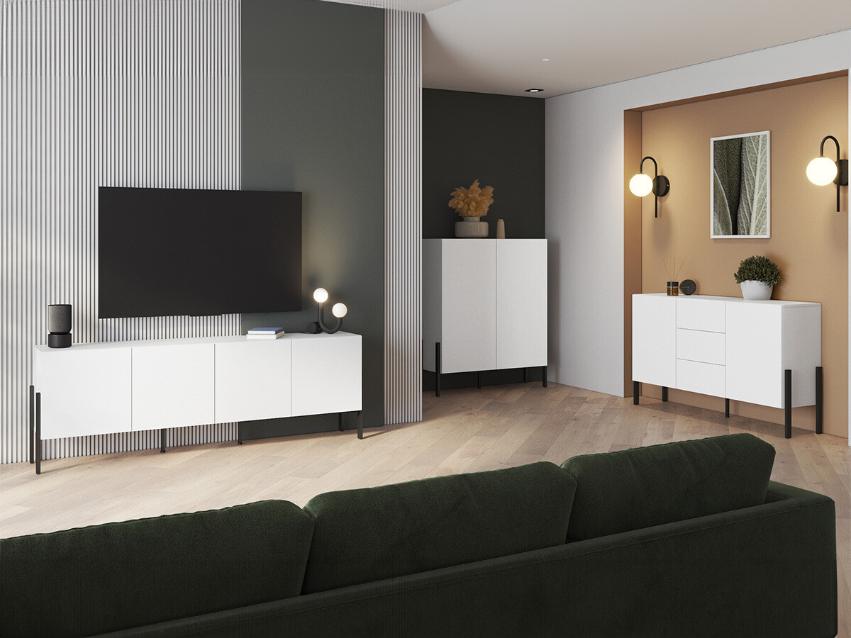 Set de living Etsore 105 (Alb)