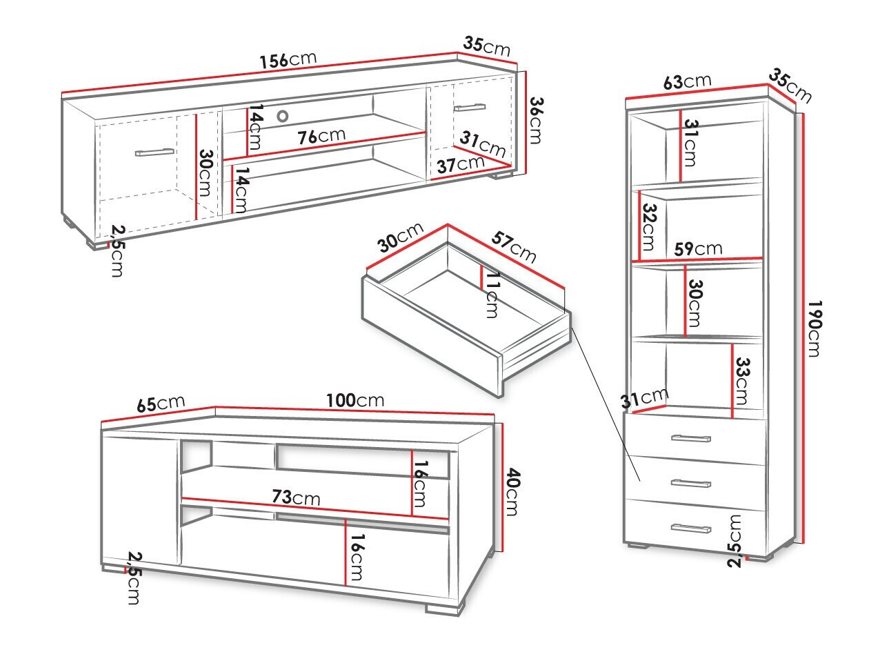 Set de living Comfivo Casus II