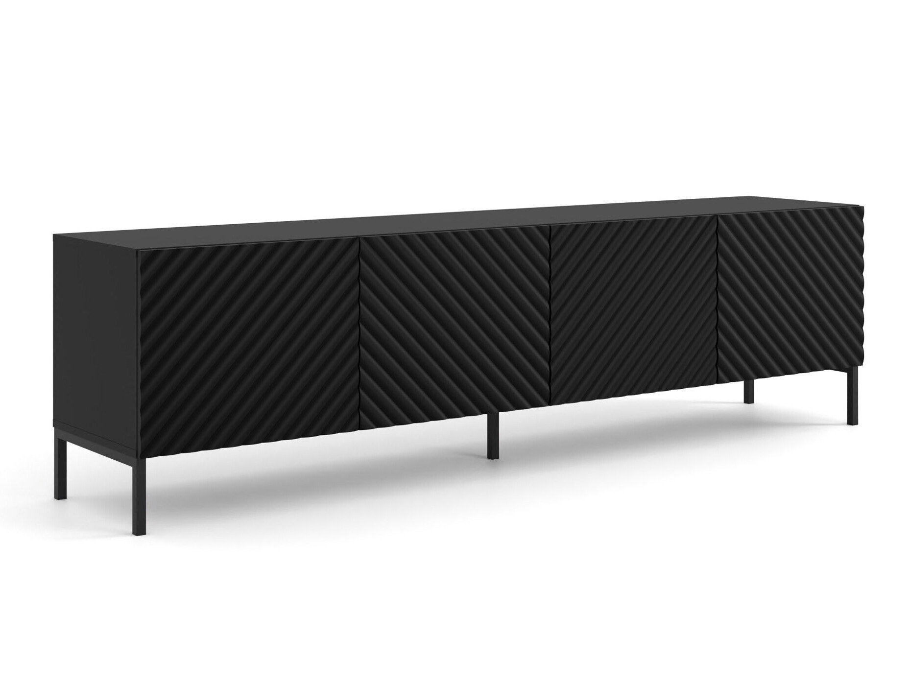 Comodă TV Fivremu 104 (Negru)