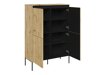 Bufet Fernolu 102 (Stejar artizan + Negru)