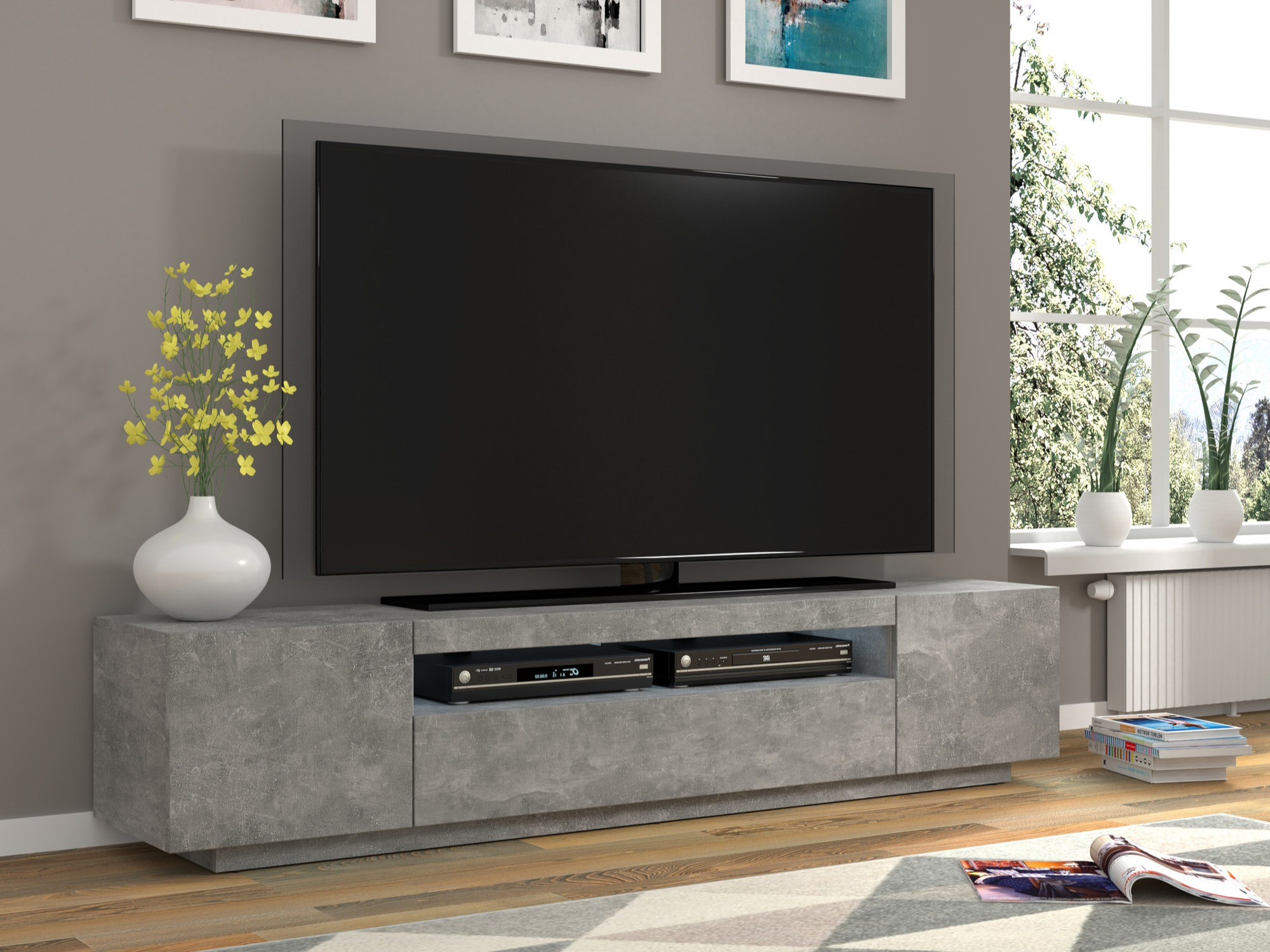 Comodă TV Morteo 104 (Beton)