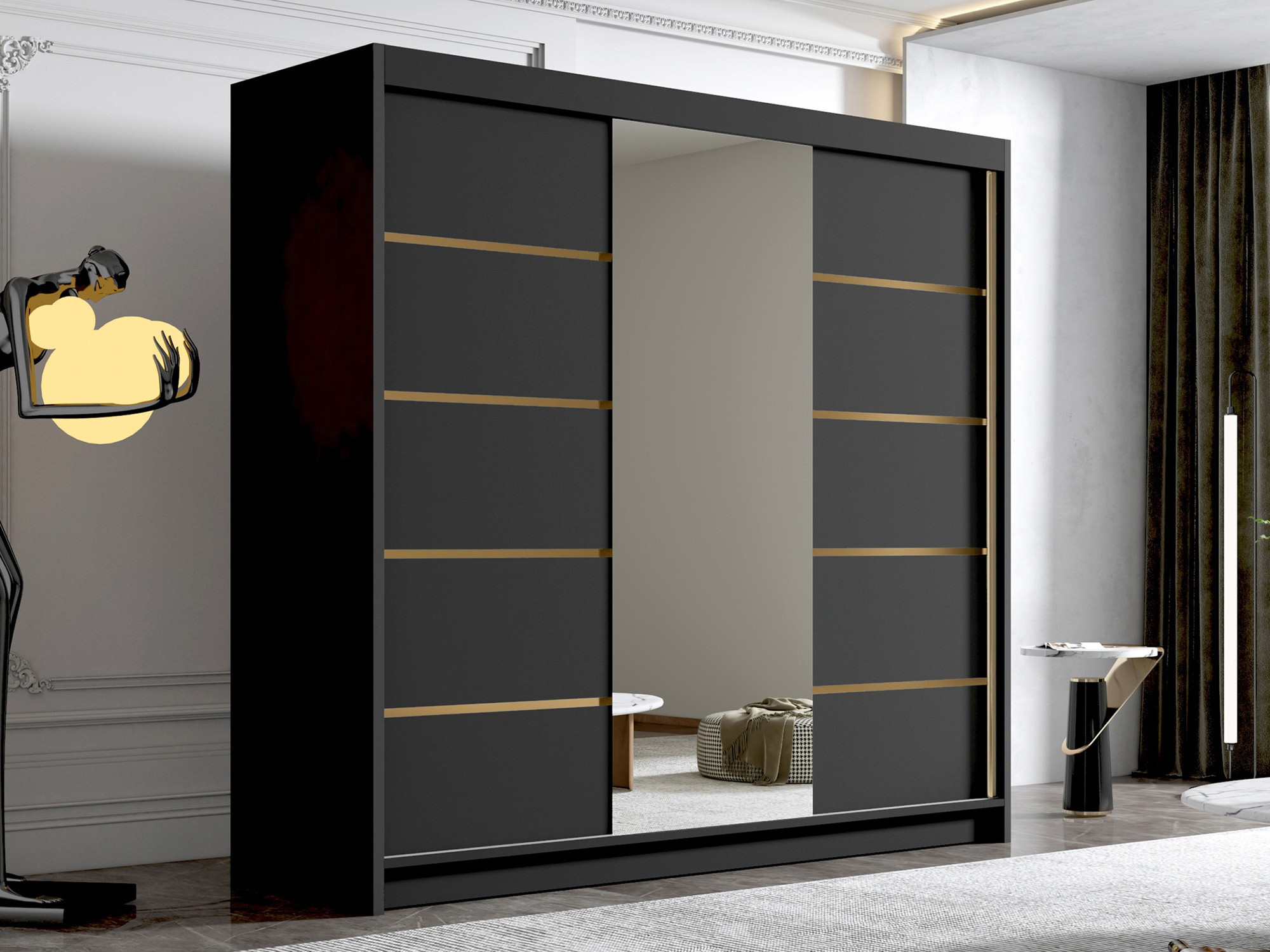 Dulap Closico Plenor VI (Negru)