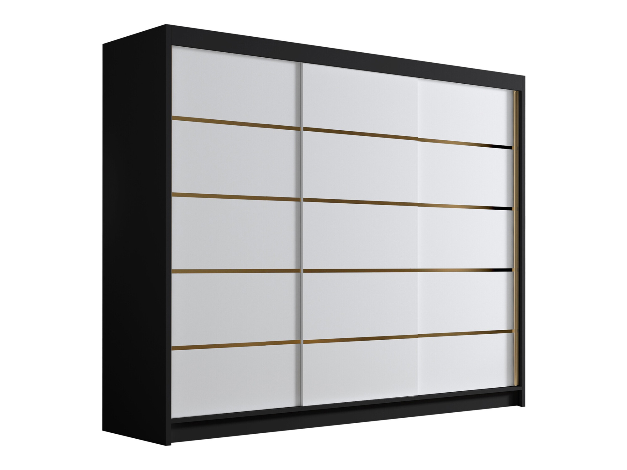 Dulap Closico Veltron II (Negru + Alb)