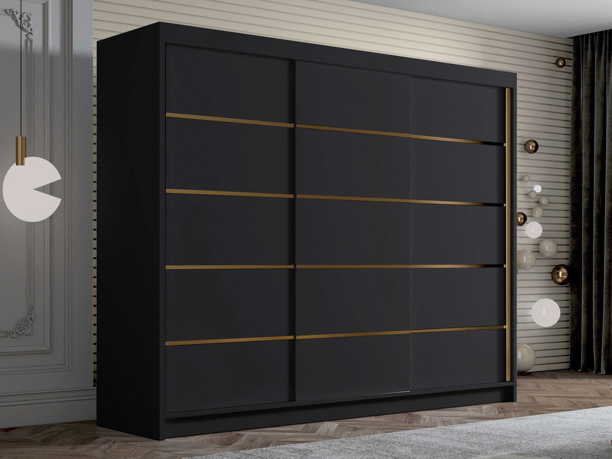 Dulap Closico Veltron II (Negru)