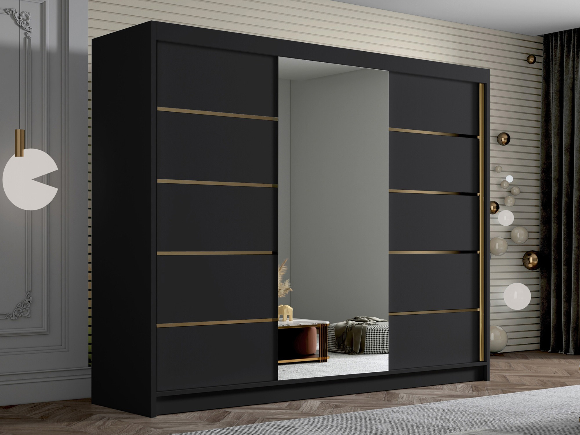 Dulap Closico Veltron II (Negru)