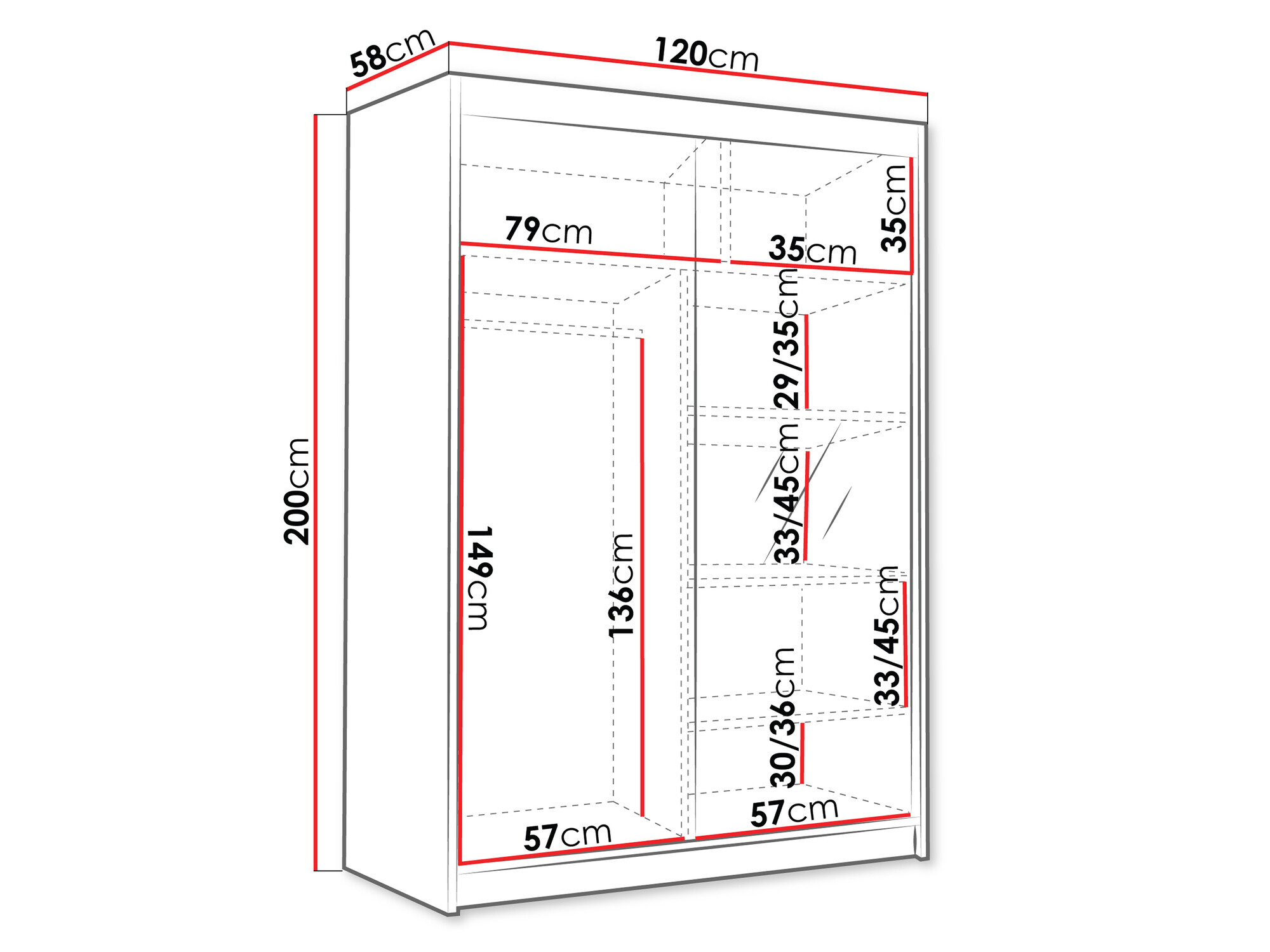 Dulap Closico Fornix III (Cașmir)