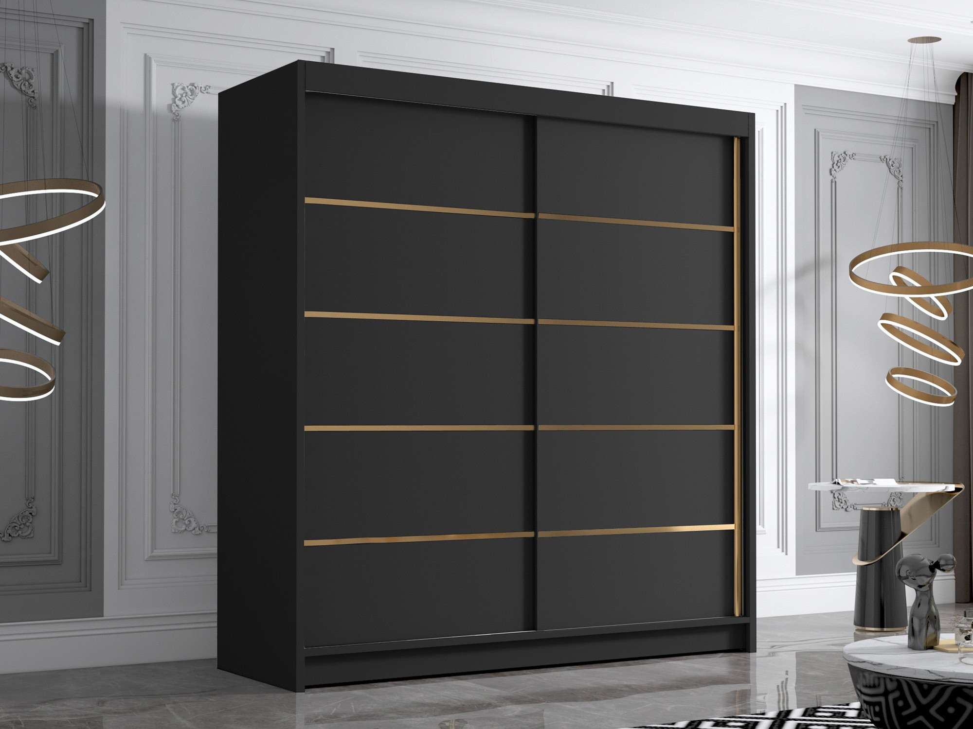 Dulap Closico Vallor III (Negru)