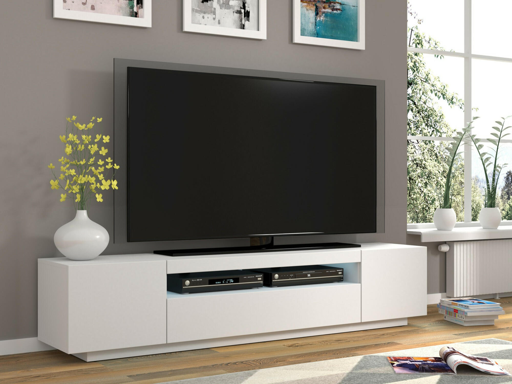 Comodă TV Morteo 104 (Alb)