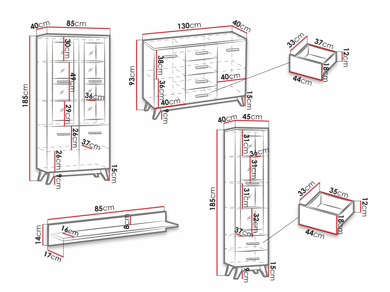Set de living Sorvera 119